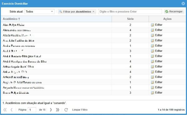Exercício Domiciliar Web